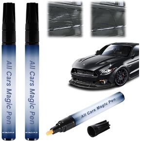 2 Pcs All Cars Magic Pen, Car Scratch Repair Pen Set, Magic Car Scratch Removal Pen, Quick Fix for Scratches and Paint Damage, Fits All Car Colors