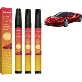 3pc Magic Car Scratch Removal Pen & Weatherproof Touch Up Paint Pen Car Scratch Pen للسيارة المظلمة -سيارات سحرية القلم الأسود