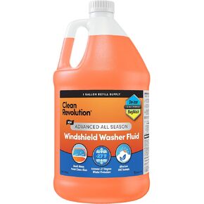 Clean Revolution Advanced All Season Windshield Washer Fluid Ultra Low VOC Formula - Made in USA
