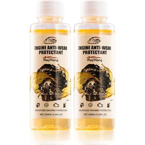 Highly Effective Engine Anti-Wear Protectant, 2PCS Anti-Wear Engine Treatment Oil Additive, Anti-Wear Protectant, Transmission Fluid Additive for Car, Noise Reduction and Shaking Cure