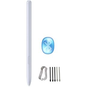Tab S10+ Plus S Pen [withbluetooth] استبدال Samsung Galaxy Tab S10+ Plus/S10 Ultra All Feleds Air Command Free Touch Thips Pen+ Tips/Nibs (White/Sliver)