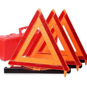 Cartman 3 Pack Warning Triangle DOT وافق على مطابقة للولايات المتحدة FMVSS 571 125 طقم مثلث السلامة