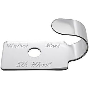 United Pacific 23002 Dash Switch ، Guard Switch ، Wheel Fifth ، Stainless ، for Peterbilt 379