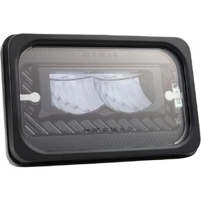 64J71-5 LED Sealed Beam Headlight - 4" x 6", Heated, High Beam (Retail Packaging)