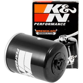 K&N Motorcycle Oil Filter: High Performance, Premium, Designed to be used with Synthetic or Conventional Oils: Fits Select Polaris Side-by-Side and ATV Models, KN-198