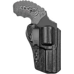 Tulster Rath IWB Revolver Holster Fits: Taurus 856 3 ".38 Special | ambidextros داخل ملحق Beistband Carry Kydex Holster