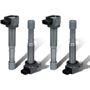 Ignition Coil UF311 Compatible with 2000-2011 Honda Civic S2000 Accord CR-V Element, Acura CSX RSX, 4 PCS, UF583