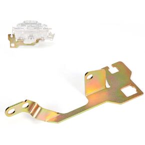 Throttle Cable Bracket and Kickdown Cable Bracket #157313 Compatible with Edelbrock Carburetor Performer, for Thunder AVS, for Quadrajet-style Carburetors Fits TH350, 700-R4 and 200-4R Cables