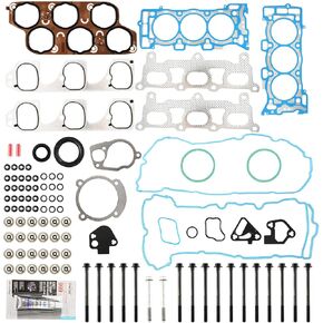 PHILTOP HS26376PT-3,GS33676 Head Gasket Set Fit for 2008-2009 Pontiac G8, 3.6L Cylinder Head Gasket Kit with Bolts