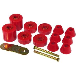Prothane 73-80 GM Body Mount 12 Bushing Kit - Red