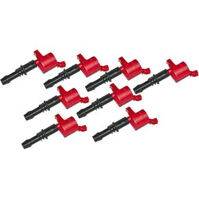 MSD 82438 Ignition Coils, Blaster Series, Red, 8-Pack
