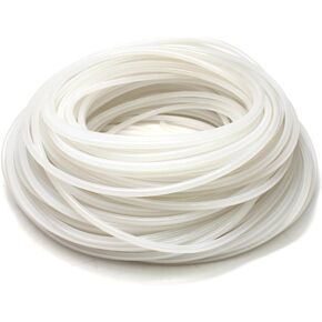 HPS HTSVH7-CLEARx50 Clear 50' Length High Temperature Silicone Vacuum Tubing Hose (40 psi Maxium Pressure, 9/32" ID)