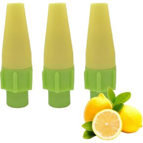 Blueberry Flavor Nozzle Silent Plastic Dispenser Premium Silent Nozzles & Neutral Twist Tops for Any Brand Cream Chargers Tanks(3 Packs)