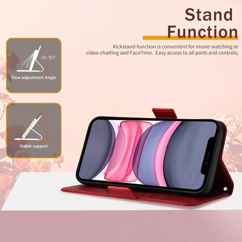 Jancalm for iPhone 11 Wallet Wallet ، [RFID LOCKing] [CARD CASH SLOTS] in Kuwait