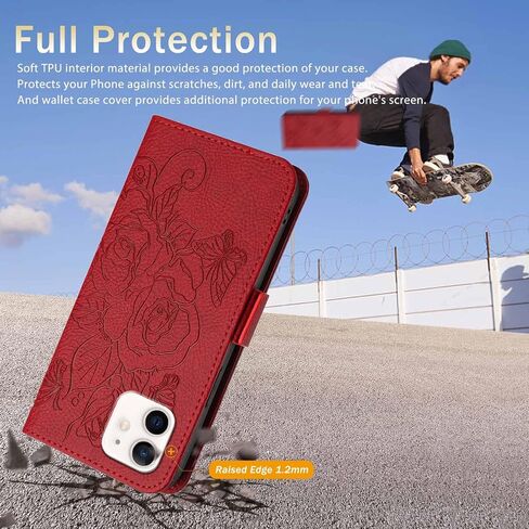 Jancalm for iPhone 11 Wallet Wallet ، [RFID LOCKing] [CARD CASH SLOTS] in Kuwait