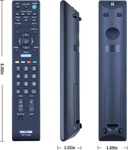 RM-YD023 RMYD023 تم استبدال التحكم عن بعد لـ Sony LCD LED BRAVIA TV HDTV KDL-32VL140 KDL-32XBR6 KDL-37XBR6 KDL-46WL14100 KDL-40V4150 KDL-40WL140 KDL-46WL 6 KDL-40XBR6 in Kuwait