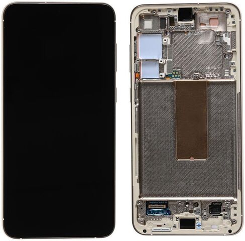 OLED for Samsung Galaxy S23 Plus Plus Screen Presentive لعرض Samsung S23 Plus LCD SM-S916B SM-S916U SM-S916W LCD Digitizer Touch Associal مع إطار (إصدار الولايات المتحدة ، مع بصمات الأصابع) (أسود) in Kuwait