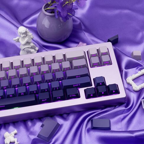 136 مفاتيح كرز ملف تعريف تألق من خلال مجموعة Keycaps PBT ، طباعة مفاتيح مفاتيح متدرج وردي ، مفتاح مفاتيح مفاتيح بيضاء مخصصة مخصصة للإضاءة الخلفية للوحة مفاتيح ANSI/ISO تخطيط ANSI/ISO. in Kuwait