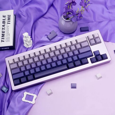 136 مفاتيح كرز ملف تعريف تألق من خلال مجموعة Keycaps PBT ، طباعة مفاتيح مفاتيح متدرج وردي ، مفتاح مفاتيح مفاتيح بيضاء مخصصة مخصصة للإضاءة الخلفية للوحة مفاتيح ANSI/ISO تخطيط ANSI/ISO. in Kuwait