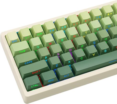 136 مفاتيح كرز ملف تعريف تألق من خلال مجموعة Keycaps PBT ، طباعة مفاتيح مفاتيح متدرج وردي ، مفتاح مفاتيح مفاتيح بيضاء مخصصة مخصصة للإضاءة الخلفية للوحة مفاتيح ANSI/ISO تخطيط ANSI/ISO. in Kuwait