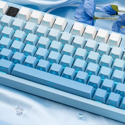136 مفاتيح كرز ملف تعريف تألق من خلال مجموعة Keycaps PBT ، طباعة مفاتيح مفاتيح متدرج وردي ، مفتاح مفاتيح مفاتيح بيضاء مخصصة مخصصة للإضاءة الخلفية للوحة مفاتيح ANSI/ISO تخطيط ANSI/ISO. in Kuwait