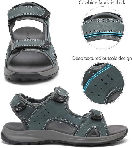 صنادل رياضية للرجال من FLARUT للمشي لمسافات طويلة في الهواء الطلق، صنادل مشي مفتوحة عند أصابع القدم لأحذية المياه الصيفية والشاطئ in Kuwait