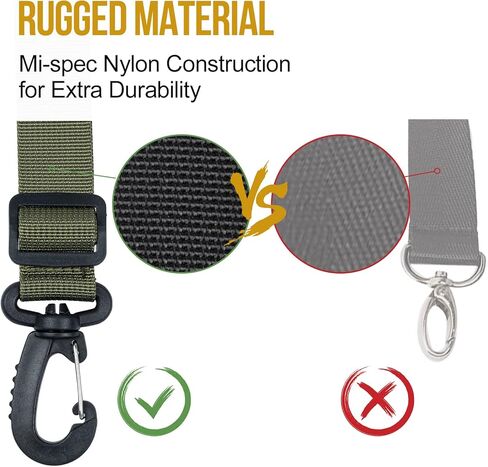 OneTigris Shoulder Straps Replacement Adjustable Strap for Briefcase Messenger Bag (2PC, Black) in Kuwait