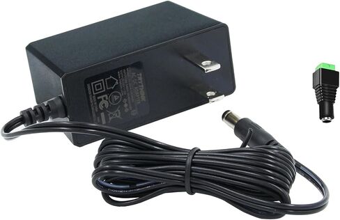 12V 2A 24W POWERSED AC DC ADAPTER مع قابس 5.5 × 2.1 مم لرصد شاشة CCTV BT SPEAKER ETHERNET ROUTER ETC ، 5 PACK in Kuwait