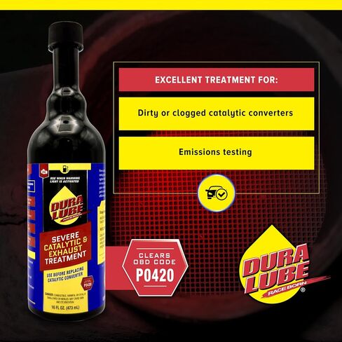 DURA LUBE 2 Pack Severe Catalytic and Exhaust Treatment Cleaner Fuel Additive, 16 fl. Oz, 2-Pack Combo Pack in Saudi Arabia