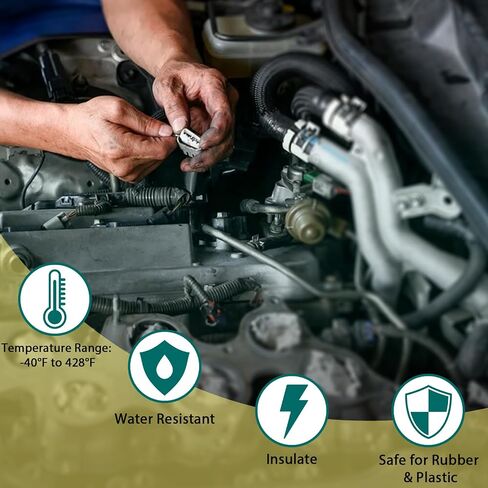 Keze Dielectric Grease الشحم الكهربائي للموصلات Grasa Dielctrica البطارية الحامي الجنية السيليكون DI الشحم الكهربائي لملفات الإشعال الأسلاك شرارة شرارة ، 1 أوقية 2 حزمة in Saudi Arabia