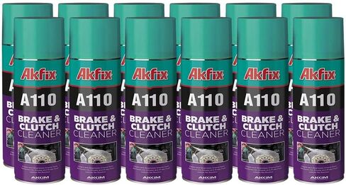 Akfix A110 Brake Parts Cleaner - Strong Dust and Rust Remover, Brake Cleaner Spray Can, Hand Cleaner for Auto Mechanics and Clutch | 2 Pack, 16.9 Oz in Saudi Arabia