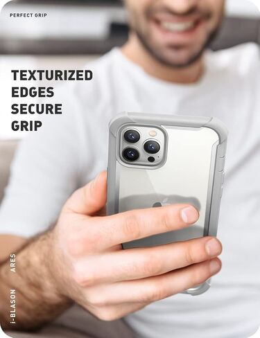 I-blason Ares for iPhone 13 Pro Max Case 6.7 Inch [واقي الشاشة المدمج] [حماية من الدرجة العسكرية] حالة هاتف واضحة للهاتف واضحة عن الصدمات في iPhone 13 Pro Max (Alpine Green) in Kuwait