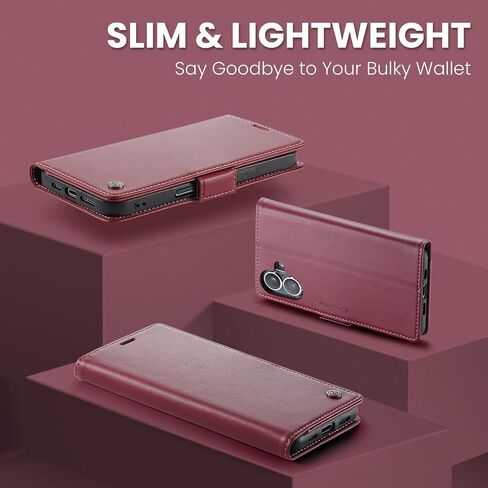 Flip Case for iPhone 16, [RFID Blocking] PU Leather Wallet Flip Folio Case with Card Holder Kickstand Shockproof Phone Cover for Men Women for iPhone 16 Case 6.1 inch (Blue) in Kuwait