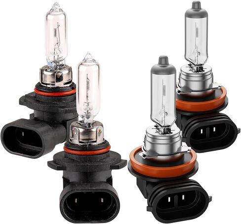 9005 المصباح الأمامي المصباح 9005 مصابيح الهالوجين - شعاع منخفض وحزمة عالية - Super Bright OEM لا وميض 12V 55W 3800K العنبر الأصفر ، 2 عبوة in Kuwait