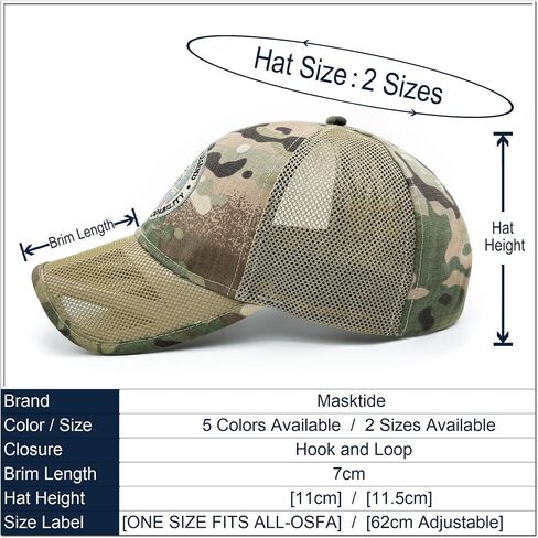 Mens Camo Mesh Baseball Hat American Flag USA Eagle Tactical Operator Patriotic Caps US Army Military OCP Ball Hats in Saudi Arabia