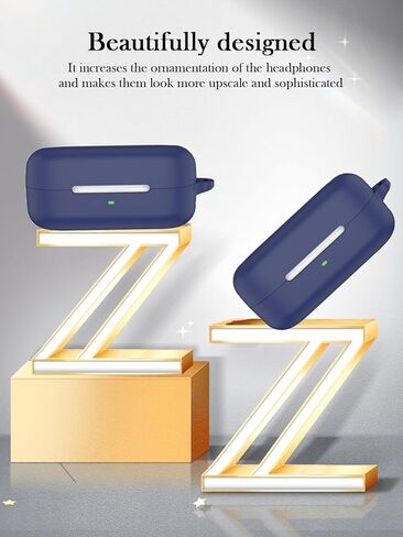 Case for Sony WF C510 Truly Wireless in-Ear Bluetooth Earbud,Soft Protective,Shockproof, BOVUGAC Silicone Case Cover with Keychain & Cleaning Kit & Lanyard-White in Kuwait