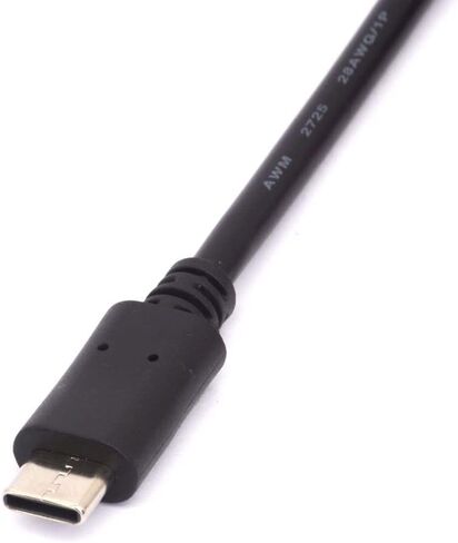 Mini B USB 2.0 Type A Male to Dual USB 2.0 A Male Y Splitter Cable for Delivers Extra Power to External HDD Hard Disk Drives, DVD, CD, Blu-ray (80cm) (USB to Mini) in Kuwait
