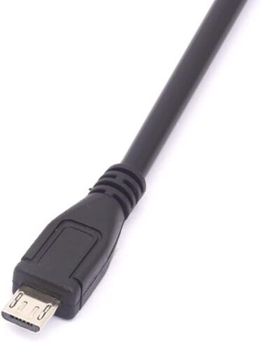 Mini B USB 2.0 Type A Male to Dual USB 2.0 A Male Y Splitter Cable for Delivers Extra Power to External HDD Hard Disk Drives, DVD, CD, Blu-ray (80cm) (USB to Mini) in Kuwait