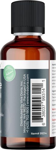 Viva Doria 100% Pure Clary Sage Essential Oil, Undiluted, Food Grade, 30 mL (1 Fl Oz) in Saudi Arabia
