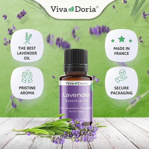 Viva Doria 100% Pure Clary Sage Essential Oil, Undiluted, Food Grade, 30 mL (1 Fl Oz) in Saudi Arabia