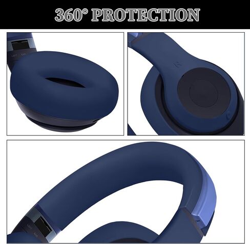 Studio Pro Silicone 3 in 1 Case Cover ، غطاء غطاء الأذن المضاد للخلع/غطاء القشرة/غطاء رأسه لبرنامج Beats Studio Pro ، استوديو Pro Protector Silicone Protector (Off-Off-Off-Off-Off-Off-Off-Off-Off-Off in Kuwait