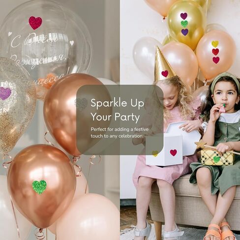 500Pcs Heart Stickers, 1 Inch Glitter Small Heart Shaped Sticker, Love Stickers for Valentines Day/Mothers' Day/Wedding, Decorations for Envelops Gift Wraps, Offices, Teachers & Classrooms in Saudi Arabia