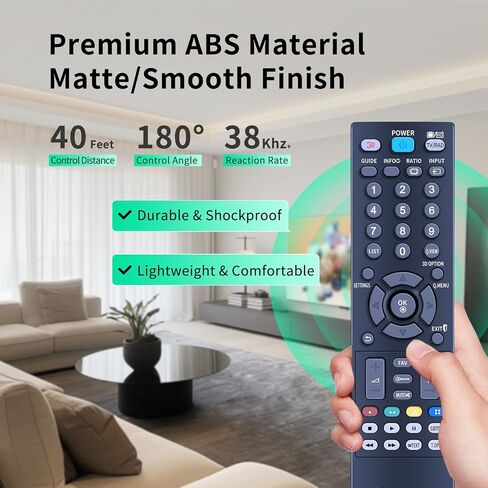 AKB73655806 تحكم عن بعد استبدال LG LED TV 22LS3500 32CS560 32LS3400 42LS3400 26LS3500 32LS3500 22LS3510 32LS3510 26LS3510 32CS460 42CS530 32CS560 0 32LS349C in Kuwait
