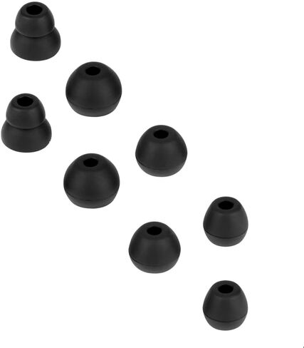 Earbud Replacement Tips Ear Tips for in-Ear Headphones Compatible with Powerbeats Pro, of Soft Silicone Earbud Tips 4 Pairs (Red) in Kuwait