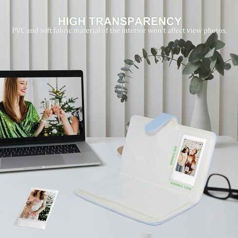 108 Pockets Photo Album Compatible with Fujifilm Instax Mini LiPlay 99 12 11 evo 40 90 70 50S 26 25 9 8+ 8 7S Camera,Mini Photo Album for 54 x 86mm(2.1 x 3.4) Pictures (Clay White) in Kuwait