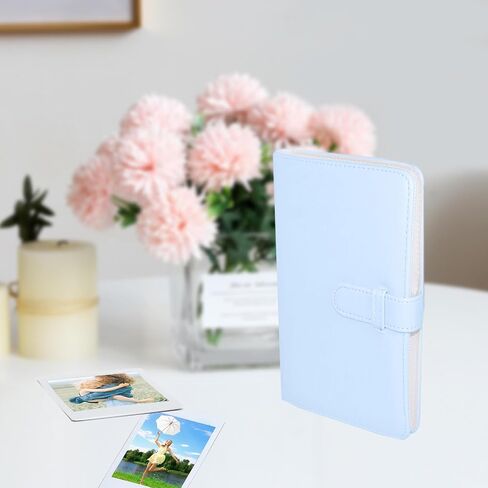 108 Pockets Photo Album Compatible with Fujifilm Instax Mini LiPlay 99 12 11 evo 40 90 70 50S 26 25 9 8+ 8 7S Camera,Mini Photo Album for 54 x 86mm(2.1 x 3.4) Pictures (Clay White) in Kuwait