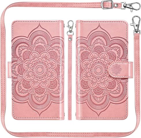 Asuwish Phone Case for iPhone 12 Mini 5.4 SHIPPER WALLET COLLE DISACHIPE COLLE WABLESTS GLASS SCREET SCREETROT STRAP SLOT SLIT IPHISTINE in Kuwait