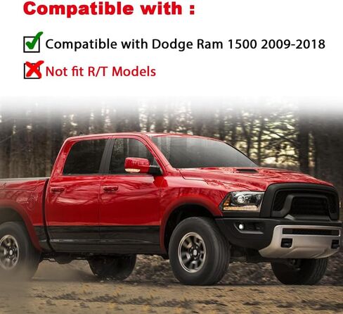 G-PLUS Fender Flares، متوافق مع موديلات 1994-2001 Dodge Ram 1500/2500/3500 فقط، ملحقات شاحنة بيك اب مزخرفة غير لامعة، غطاء حماية 4 قطع in Kuwait