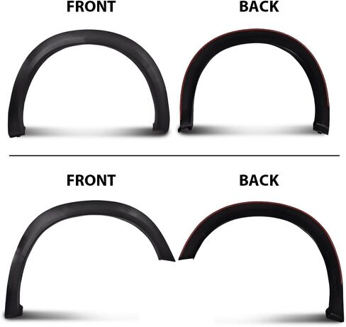 G-PLUS Fender Flares، متوافق مع موديلات 1994-2001 Dodge Ram 1500/2500/3500 فقط، ملحقات شاحنة بيك اب مزخرفة غير لامعة، غطاء حماية 4 قطع in Kuwait