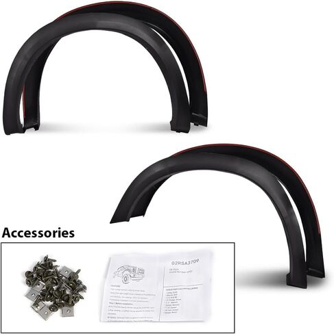 G-PLUS Fender Flares، متوافق مع موديلات 1994-2001 Dodge Ram 1500/2500/3500 فقط، ملحقات شاحنة بيك اب مزخرفة غير لامعة، غطاء حماية 4 قطع in Kuwait